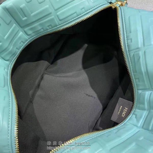FENDI女包 新款手提包 浮雕雙F 枕頭包 芬迪女挎包  fdz2185